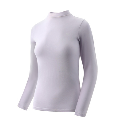 猫人半高领纯棉秋衣抗菌女套装