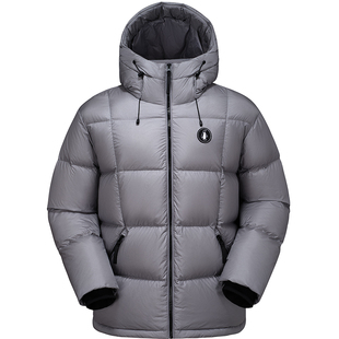 企鹅云感【奢暖】户外高蓬鹅绒羽绒服冬季2025新款连帽情侣外套