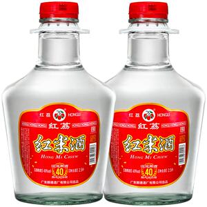 红荔牌红米酒40度白酒2.5L×2瓶