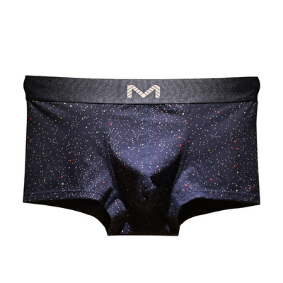 男士内裤男四角裤纯棉短裤潮流个性透气平角裤头2026年新款底裤潮