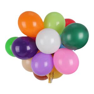 春节新年环境装饰结婚庆典儿童生日派对圆形混色气球100个装包邮