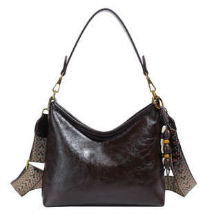 大容量包包女2025新款超火小众设计复古通勤托特包百搭单肩斜挎包