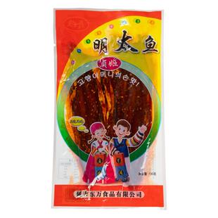 延边特产朝鲜族风味辣明太鱼 辣拌明太鱼下酒菜即食零食130g