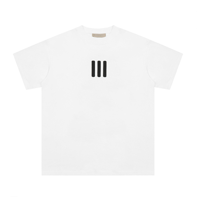 FearofGod美式简约三道杠短袖