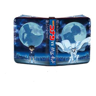 名侦探柯南周边卡册明侦典藏卡片收集册大容量拉链式皮质卡牌卡包