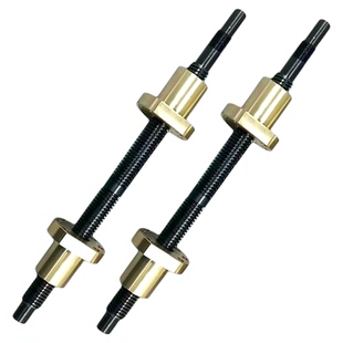 定制加工大导程左右旋正反牙双向梯形丝杆螺杆不锈钢45号丝杠螺母