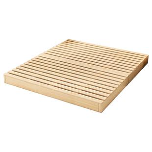 日式榻榻米床架子排骨架全实木双人落地床出租屋民宿酒店矮床地台