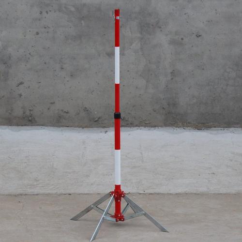 电力防护网立柱安全围栏杆玻璃钢叉式蹲式警示围网支架