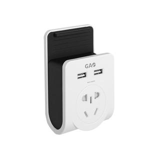 吉屋轻智插头转换器多功能usb插座扩展创意支架 typec充电转接口