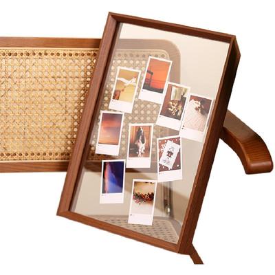 拍立得相框小卡展示架框明信片照片diy摆台演唱会门票收藏框收纳