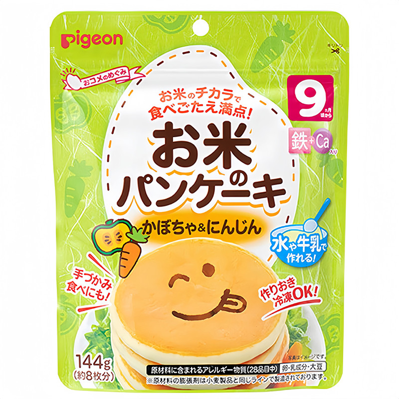 日本贝亲宝宝松饼粉含铁钙辅食