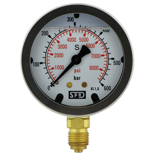 挖掘机液压油测压表液压泵分配阀行走先导泵压力检测仪维修耐震表