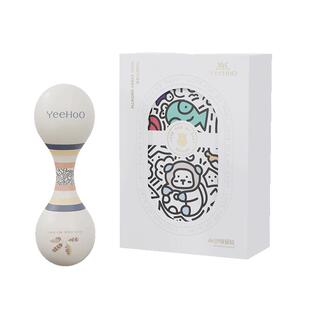 英氏手摇铃沙锤婴幼儿玩具0-3个月铃鼓宝宝益智安抚礼物抓握训练