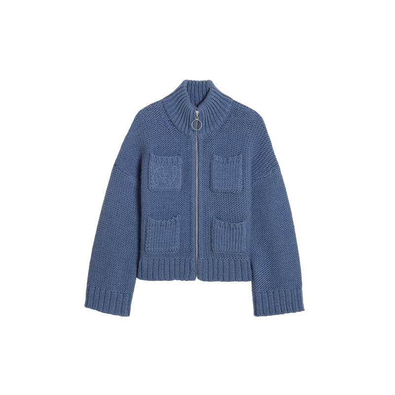 【新品发售】Holzweiler女士24秋冬新款Tine粗线针织开衫