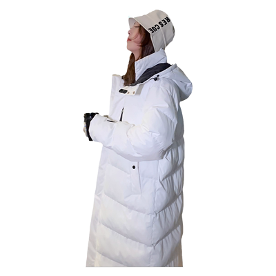 和锋金羽中长款oversize棉服棉衣