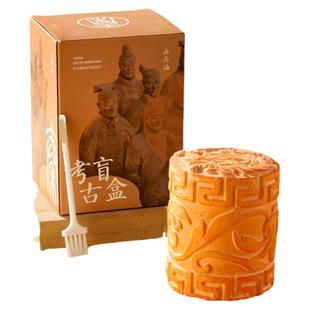 西安兵马俑考古盲盒文创摆件象棋儿童纪念玩具特色玉玺博物馆玩具