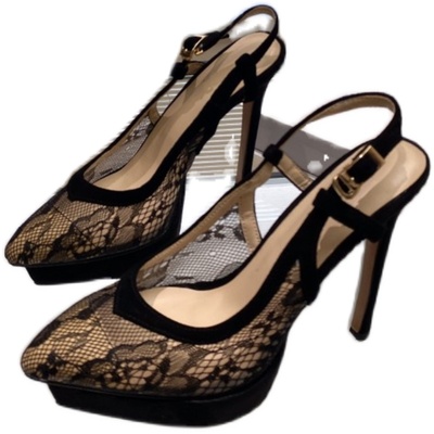 旗袍礼服鞋防水台一字带细跟凉鞋