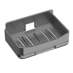 家用浴室卫生间肥皂架香皂盒高档沥水壁挂式双层皂盒免打孔置物架