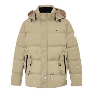 【锁温保暖石墨烯】暇步士男装冬季户外休闲可拆卸帽防水羽绒服男