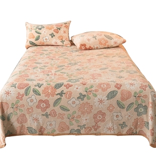 珊瑚绒毛毯冬季加厚牛奶绒床单绒毯铺床毯子床上用加绒午睡盖毯被