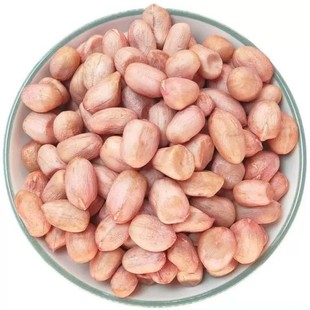 新鲜饱满白沙花生米大白沙新货白皮生花生米农家大粒花生仁