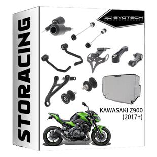 现货EP改装川崎Z900前后轮车身防摔水箱保护网排气吊架短尾牌照架