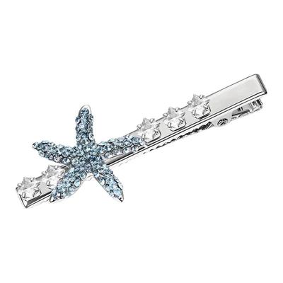 Cercoo/奢蔻海星纪发夹原创设计水钻边夹鸭嘴夹发卡高级感刘海夹