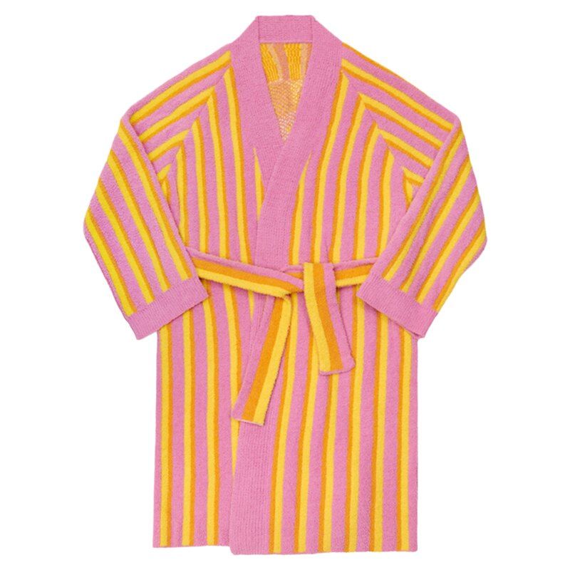 wiggle wiggle珊瑚绒睡衣睡袍男女同款春秋四季可爱家居服浴袍