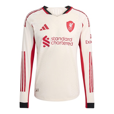 Adidas/阿迪达斯官方正品LIVERPOOL男士足球V领修身长袖JV6448