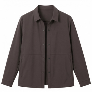 【机洗易打理】商务休闲抗皱春季翻领夹克男工装风薄款休闲外套