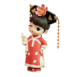 国风文创格格传盲盒燕子格格旅游纪念礼品手办送朋友国潮创意摆件