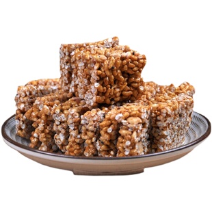 安徽纯手工红薯米糖非油炸炒米糖冻米糖传统儿时怀旧小零食米花糖