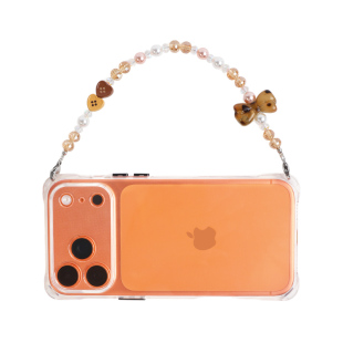 适用苹果17promax手机壳带挂绳四角开孔iPhone16pro新款保护套15女超漂亮斜挎手提绳全包防摔i14外壳13pm独特