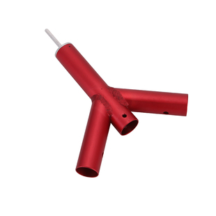 户外野营铝合金天幕杆 遮阳棚Y型铝合金三通管 帐篷营柱配件33MM