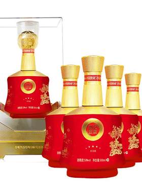金徽酒世纪金徽红五星500ml*4