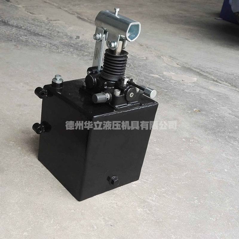 进口型手动液压泵站 大流量打压手动液压泵 液压动力单元手动泵