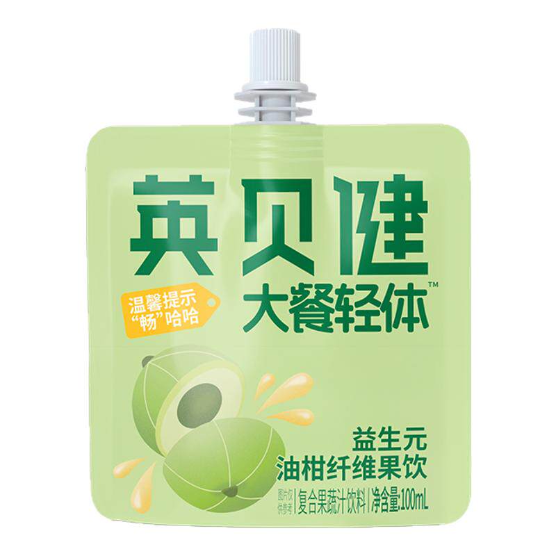 英贝健大餐轻体益生元油柑汁纤维果饮纯浓缩果蔬汁饮料旗舰店j