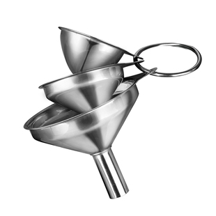 迷你漏斗家用小口径不锈钢酒漏斗打酒器厨房倒油倒酒液体分装器