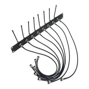 1U接收器网络机柜盲板无线话筒麦克风机架档板天线信号延长线面板