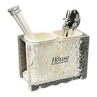 轻奢高颜值筷子收纳盒壁挂筷子筒筷笼家用台面筷子桶筷子篓沥水架