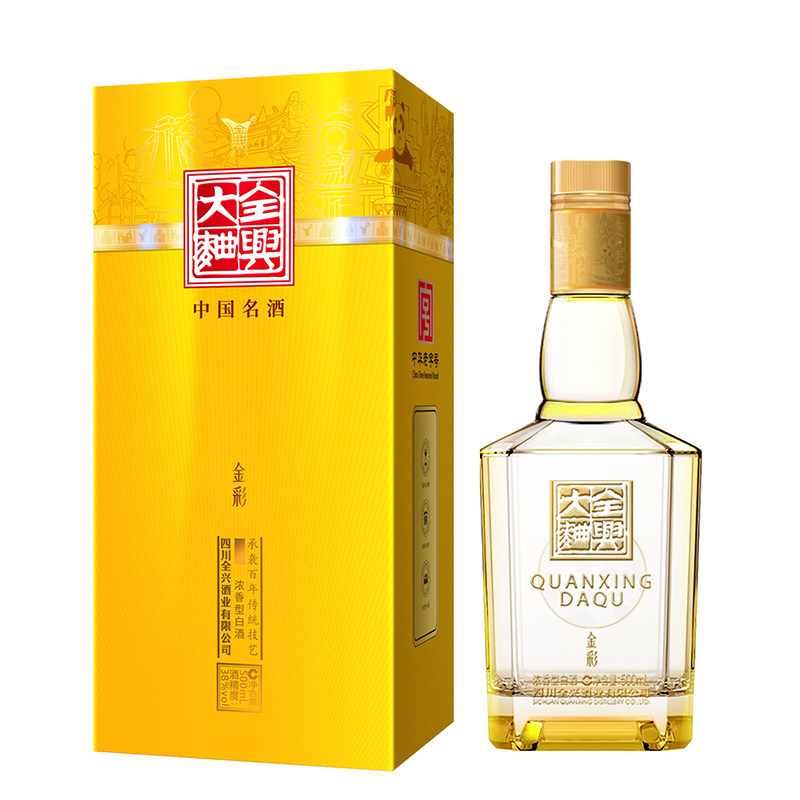 全兴大曲晶彩浓香型38度500ml