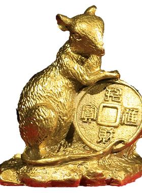 三合生肖摆件三合贵人蛇鸡黄牛已酉丑三合局纯铜十二生肖属相摆件