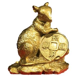 三合生肖摆件三合贵人蛇鸡黄牛已酉丑三合局纯铜十二生肖属相摆件