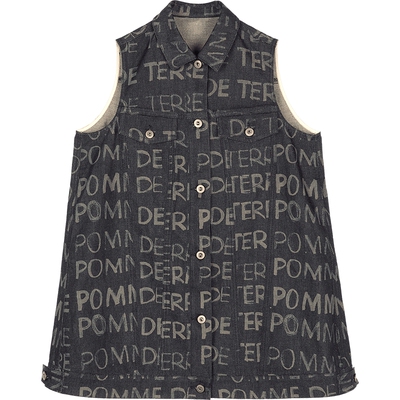 pomme蓬马宽松无袖连衣裙