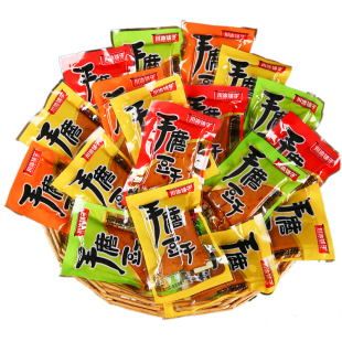 川渝铺子手磨豆干零食小吃香辣麻辣五香泡椒豆腐干小包装休闲零食