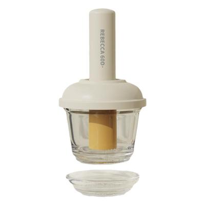 onlycook玻璃捣蒜器蒜臼研磨器