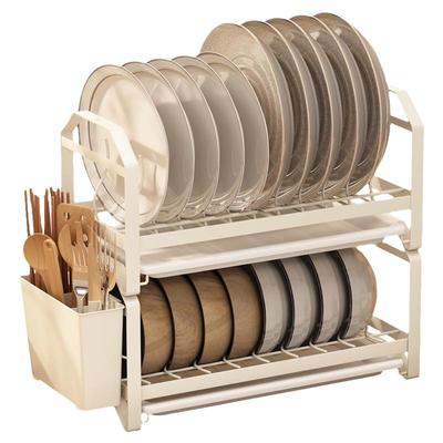 厨房沥水碗碟架水槽上方小尺寸单层碗架小型橱柜内碗筷碗盘收纳架