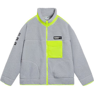 Puma/彪马官方正品SHERPA秋冬新款男女休闲仿羊羔绒外套539707-09