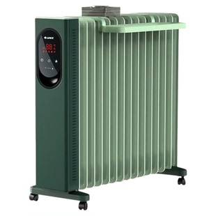 格力油汀取暖器家用电热15片遥控油丁酊电暖器升温全屋大面积暖气