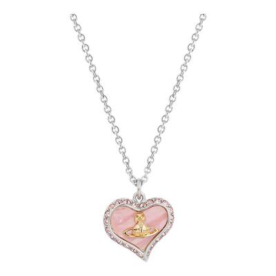 Vivienne Westwood/西太后 26春夏女士爱心吊坠项链银泰 300217